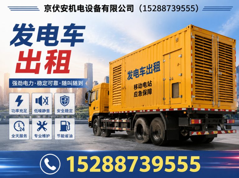 佳木斯发电车出租展示图