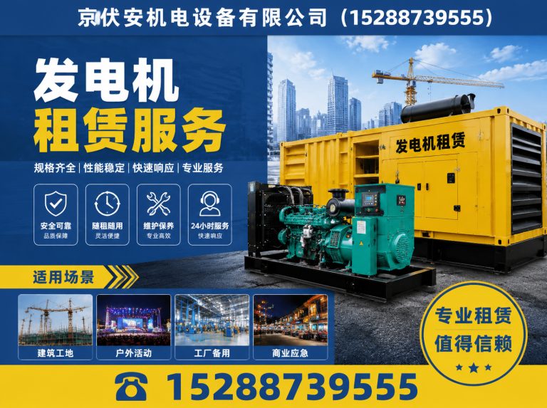 佳木斯发电车租赁展示图